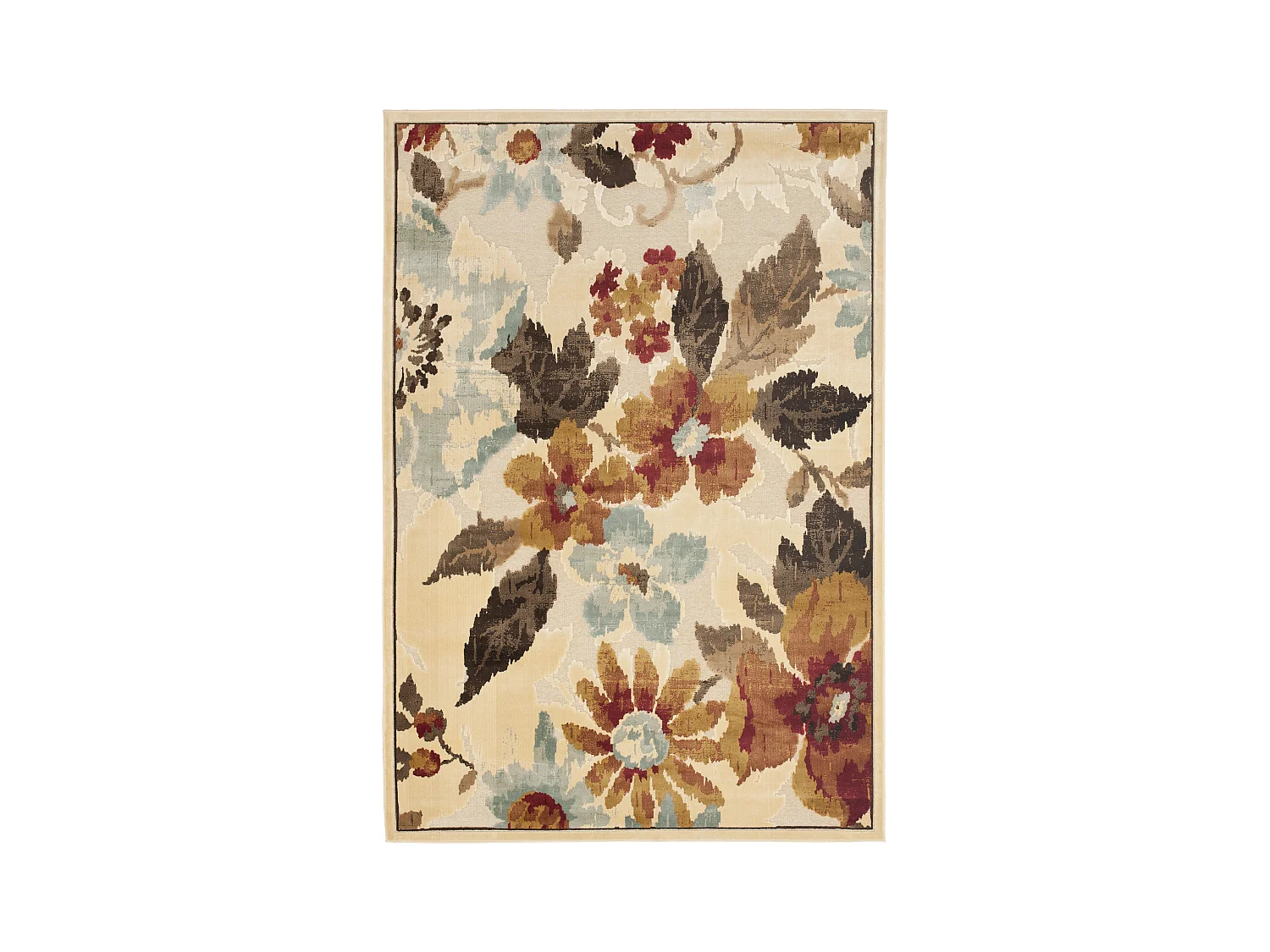 Tapis Neutre/Multicolore 160 X 229 cm - Amalia