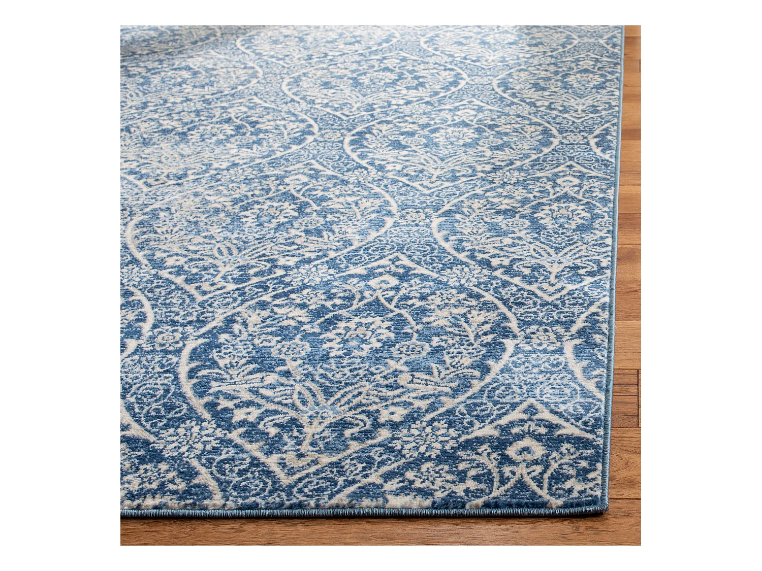 Tapis Bleu Marine/Gris 183 X 274 cm - Camille