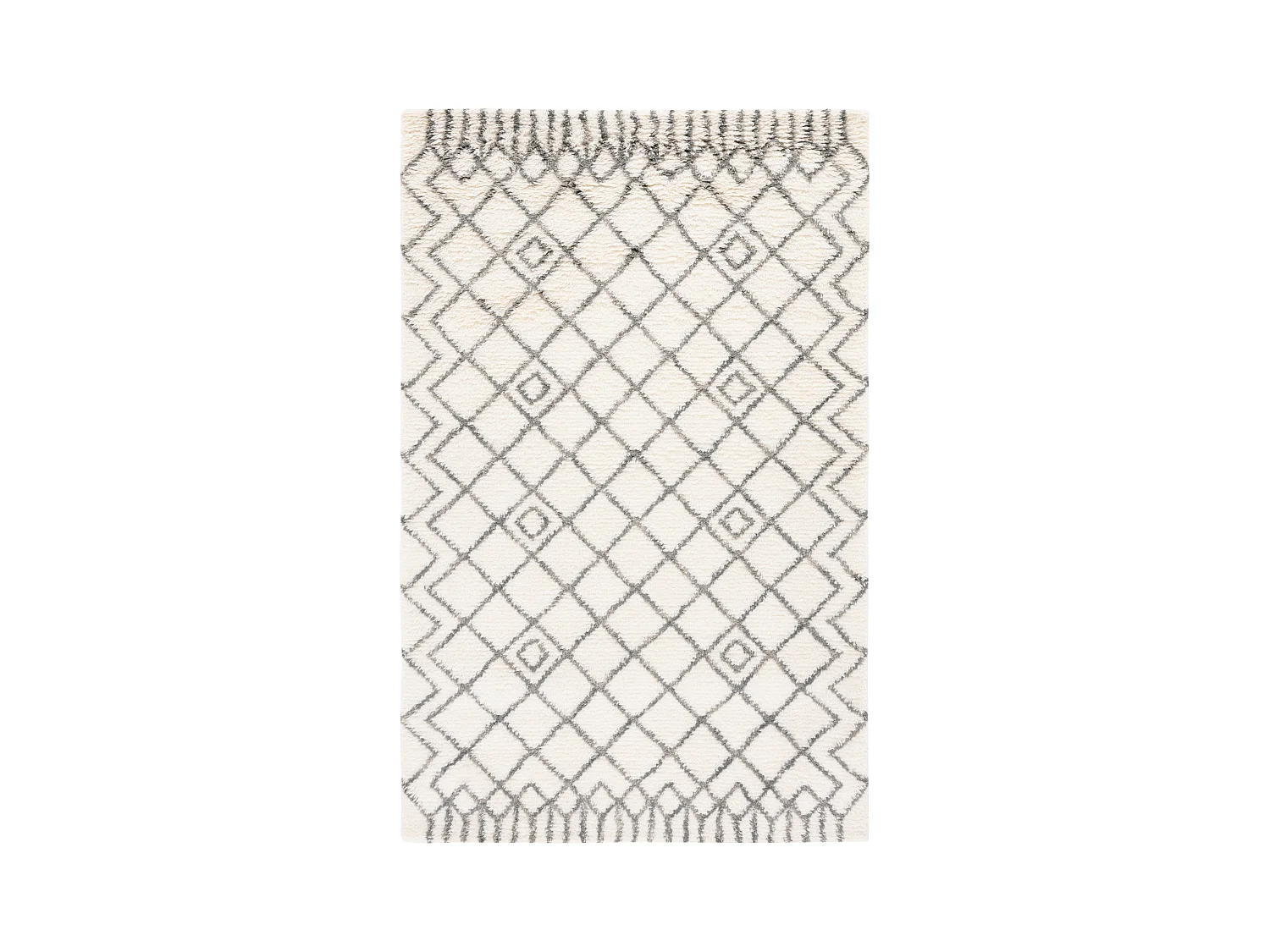 Tapis Neutre/Gris 122 X 183 cm - Rick