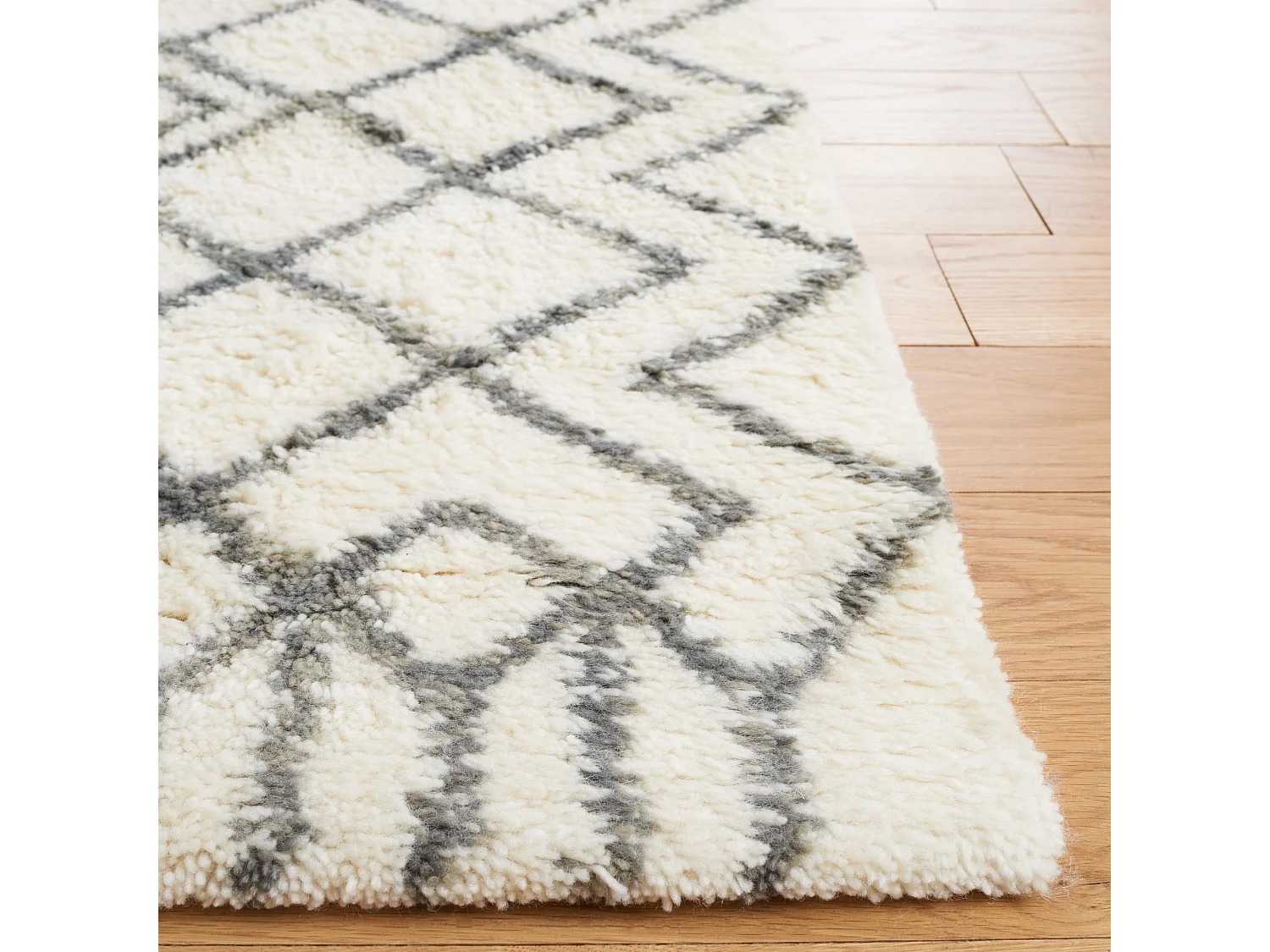 Tapis Neutre/Gris 122 X 183 cm - Rick