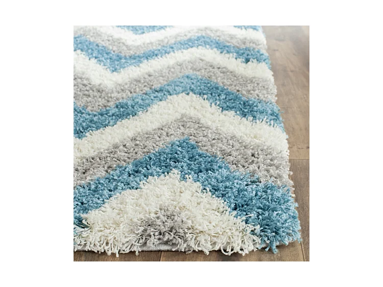 Tapis Neutre/Bleu 122 X 183 cm - Ashley