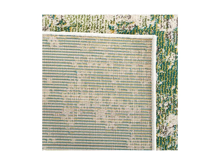 Tapis Vert/Ivoire 91 X 91 cm - Alethea