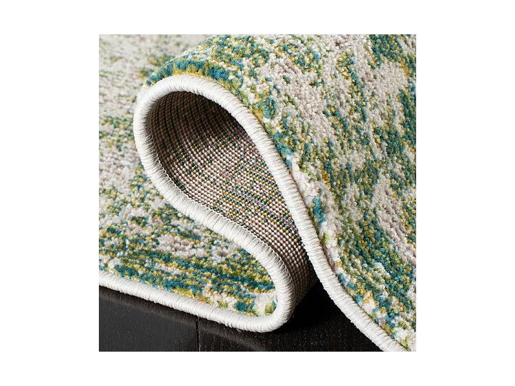 Tapis Vert/Ivoire 91 X 91 cm - Alethea