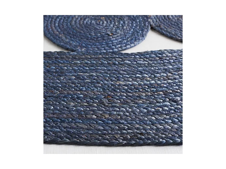 Tapis Bleu Marine 91 X 91 cm - Estelle