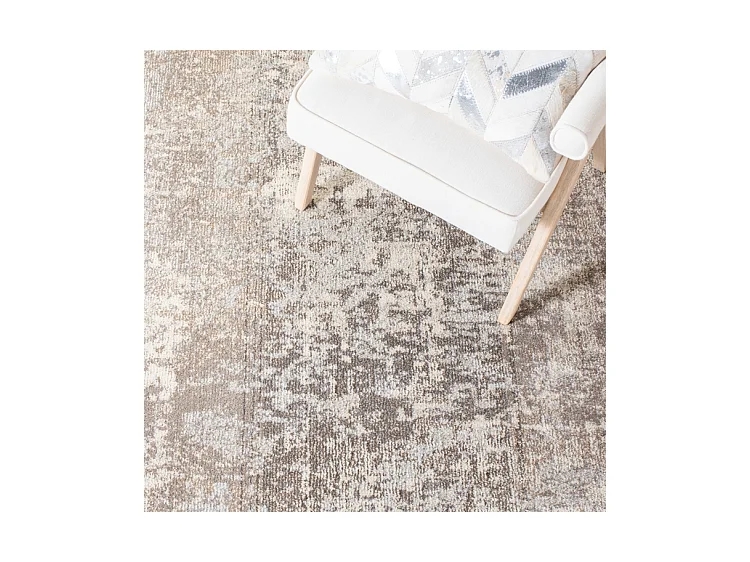 Tapis Gris/Beige 195 x 195 cm - Siena