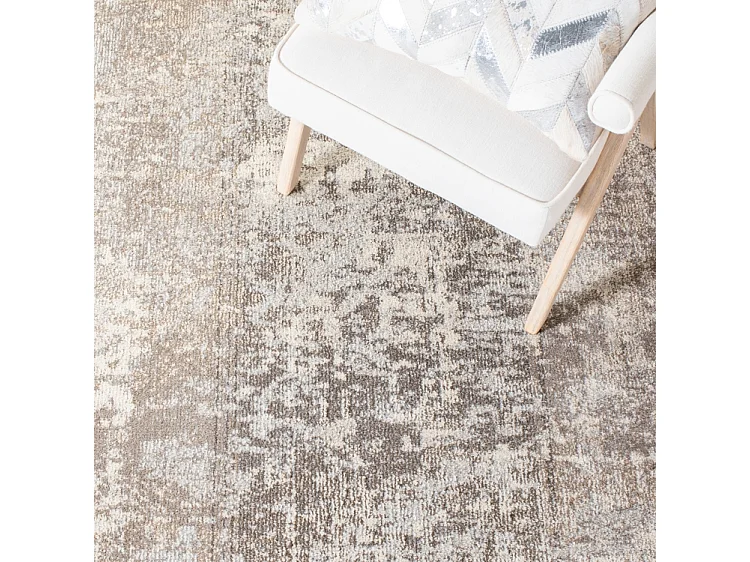 Tapis Gris/Beige 195 x 195 cm - Siena