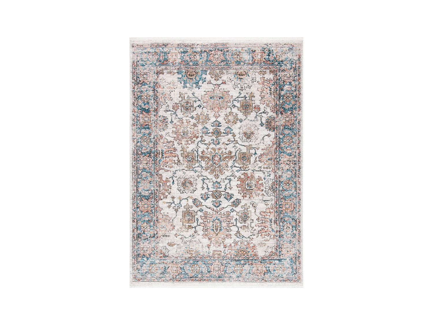 Tapis Gris/Bleu 122 X 183 cm - Amiya