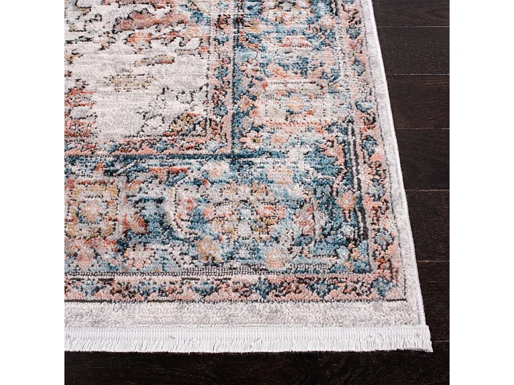 Tapis Gris/Bleu 122 X 183 cm - Amiya