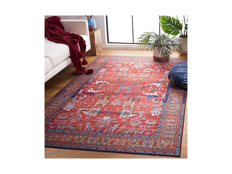 Tapis Rouge/Bleu 244 X 305 cm - Fiora
