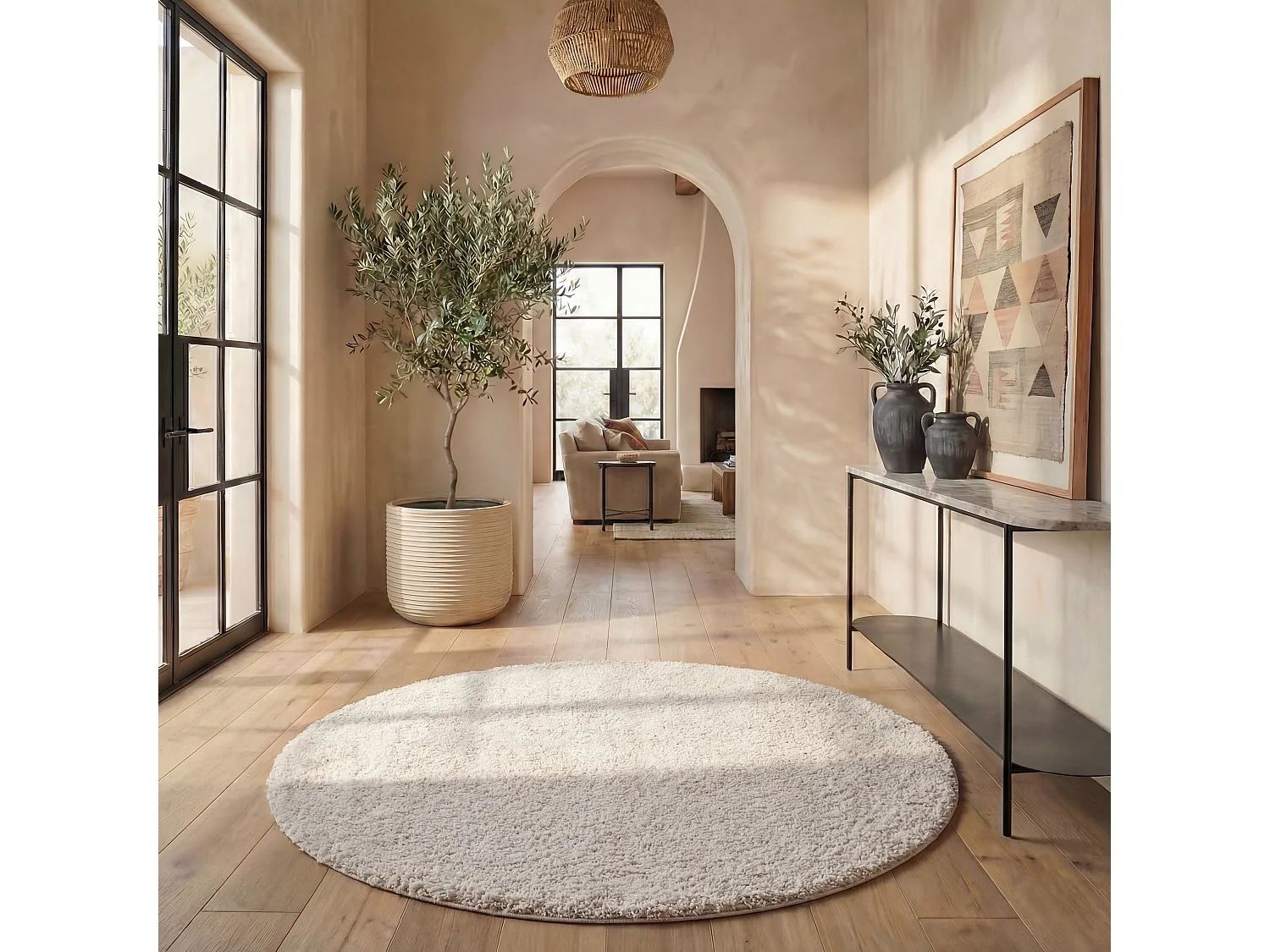Tapis Beige 235 x 235 cm - Lola
