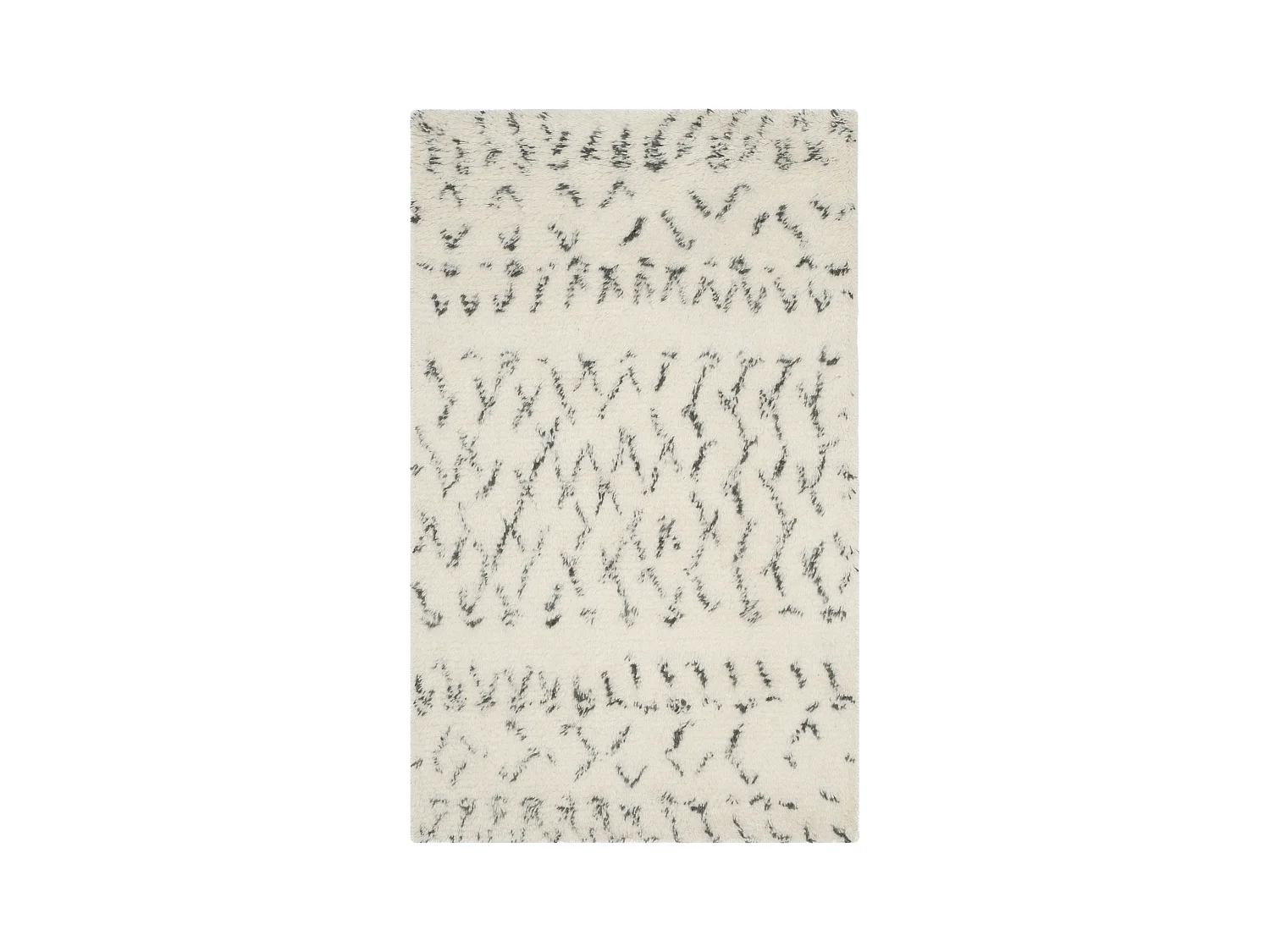 Tapis Neutre/Gris 91 X 152 cm - Eulalia