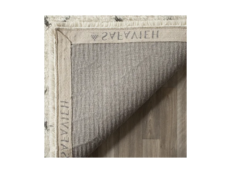 Tapis Neutre/Gris 91 X 152 cm - Eulalia