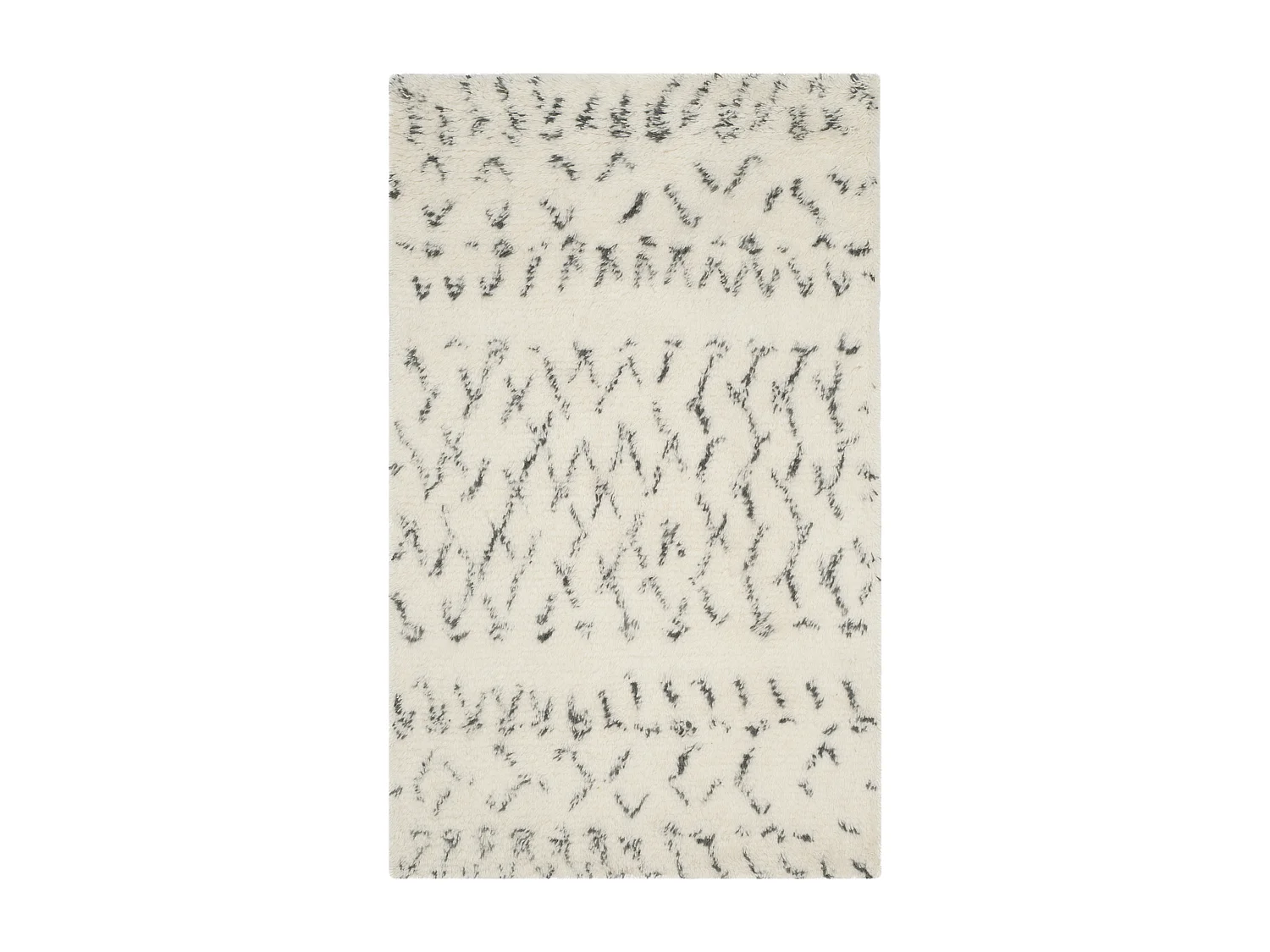 Tapis Neutre/Gris 91 X 152 cm - Eulalia