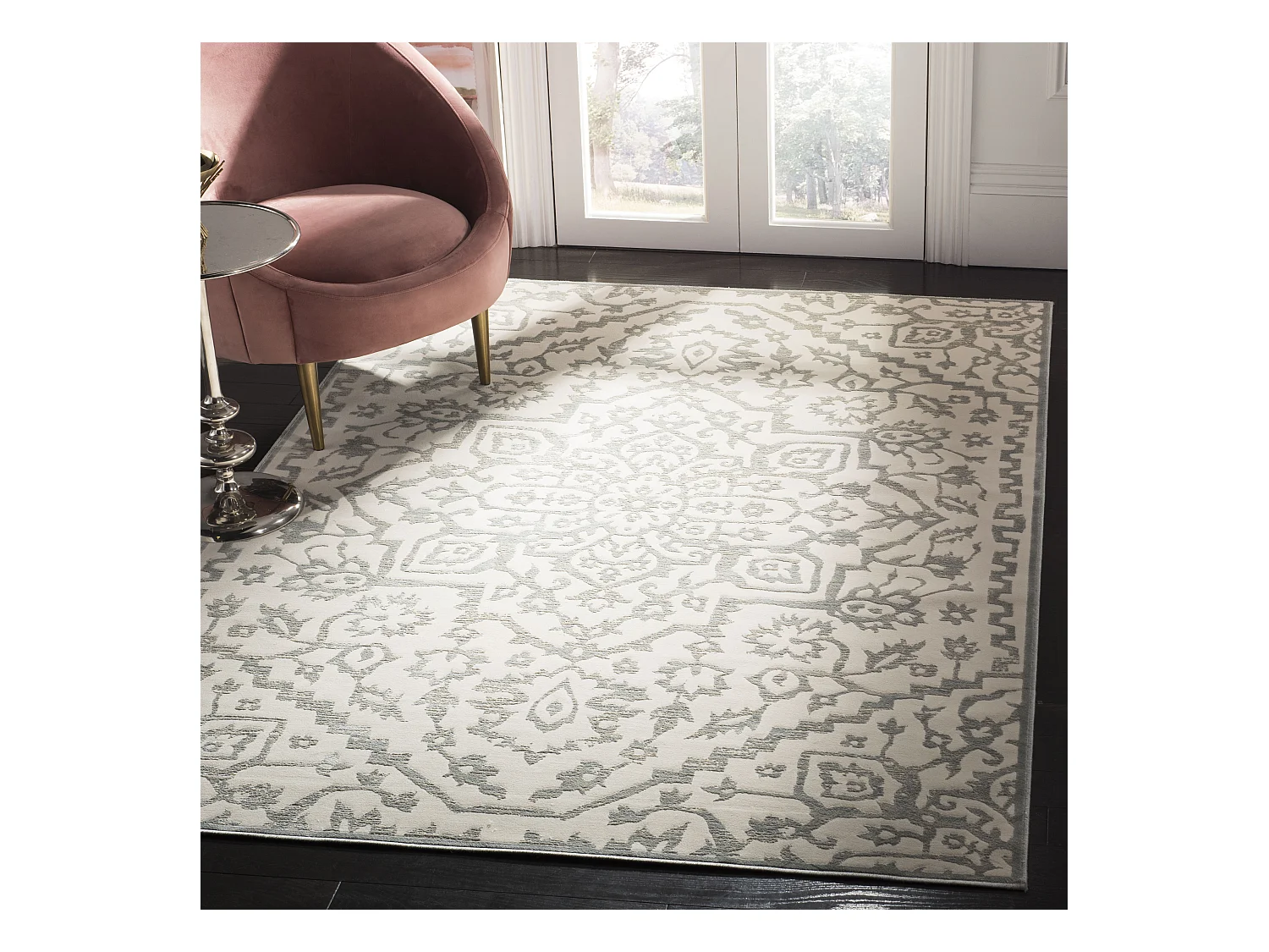 Tapis Bleu/Neutre 155 X 229 cm - Karolina