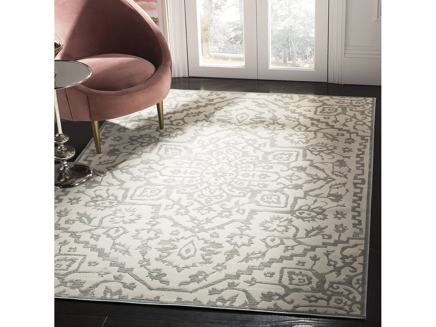 Tapis Bleu/Neutre 155 X 229 cm - Karolina