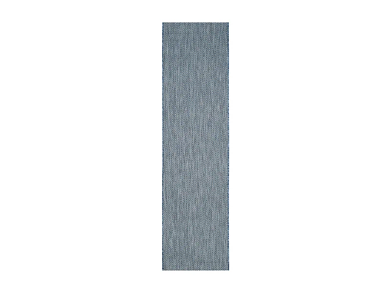 Tapis Bleu Marine/Gris 69 X 201 cm - Irina