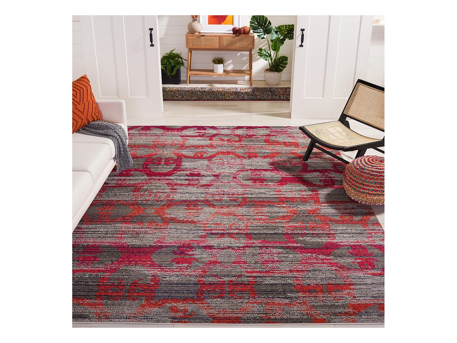 Tapis Gris/Multicolore 244 X 335 cm - Larissa