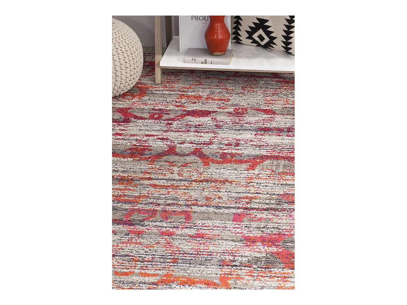 Tapis Gris/Multicolore 244 X 335 cm - Larissa