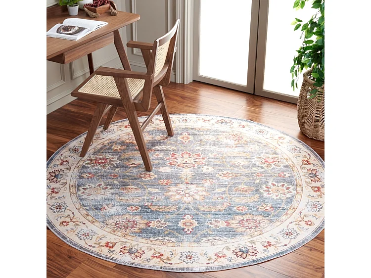 Tapis Vert/Beige 122 X 122 cm - Petra