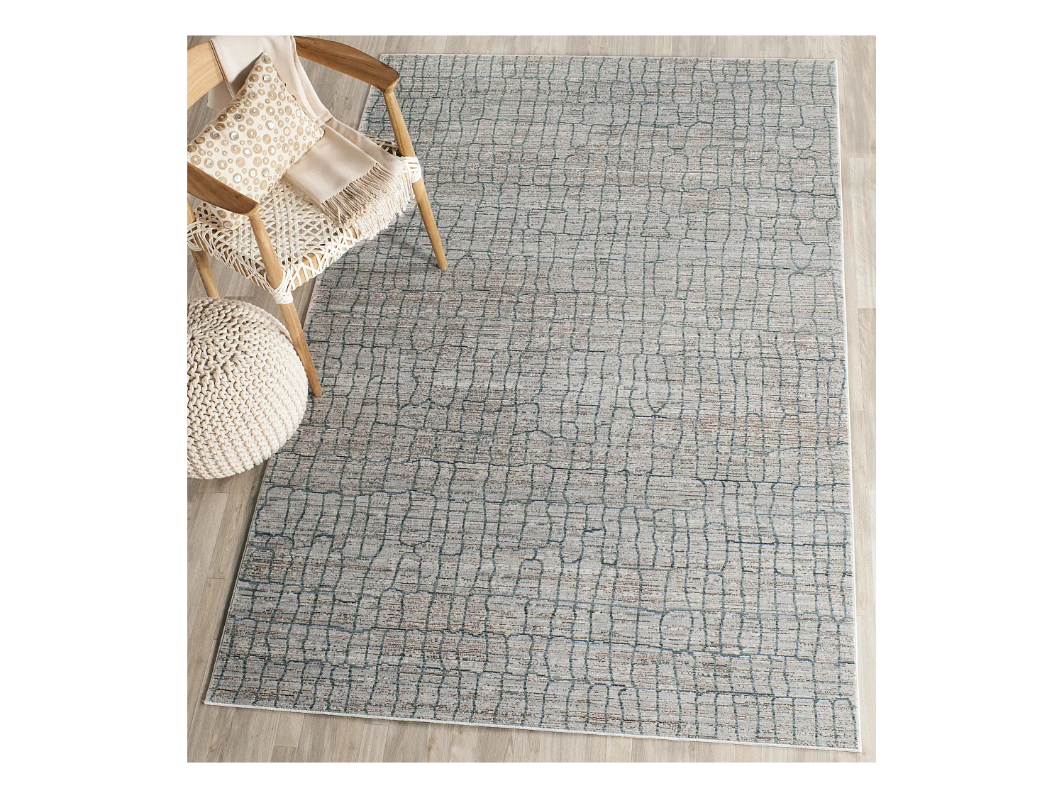 Tapis Gris/Multicolore 122 X 183 cm - Benson