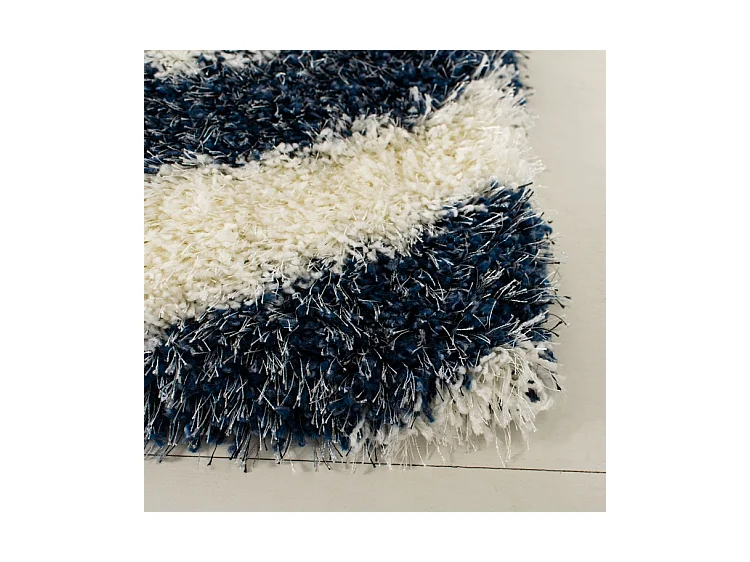 Tapis Neutre/Bleu 122 X 183 cm - Frances