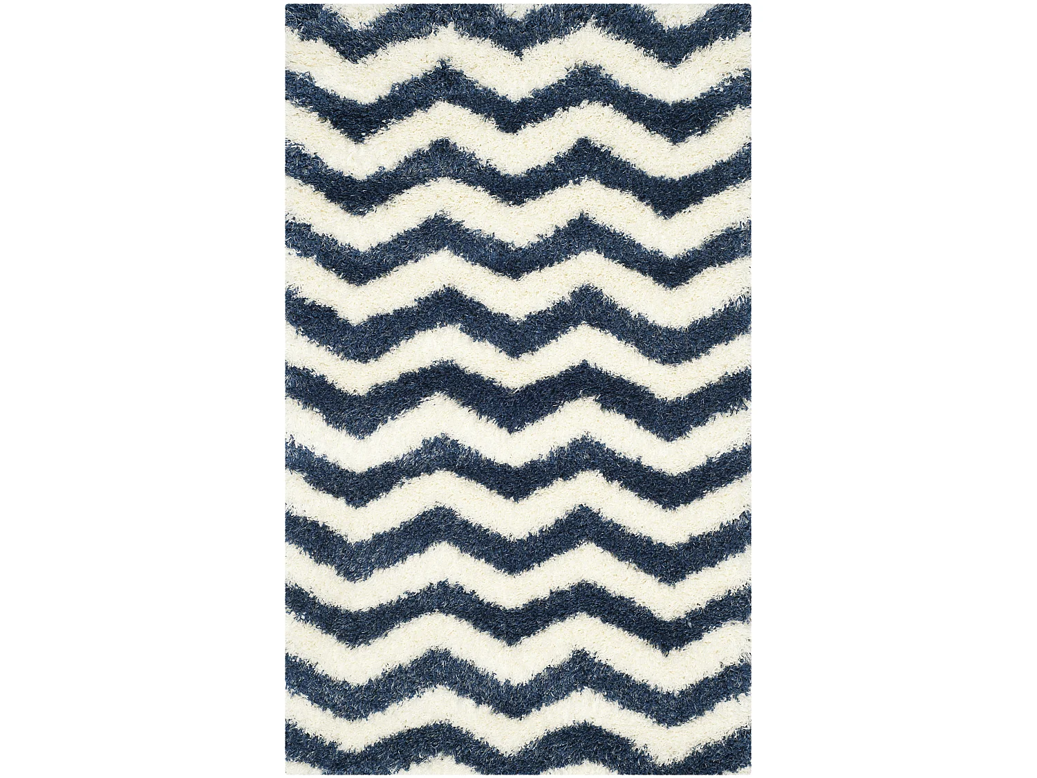 Tapis Neutre/Bleu 122 X 183 cm - Frances