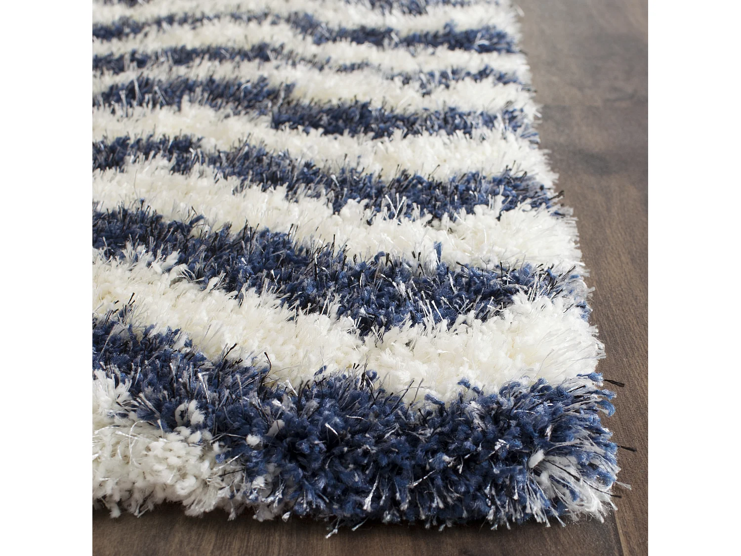 Tapis Neutre/Bleu 122 X 183 cm - Frances
