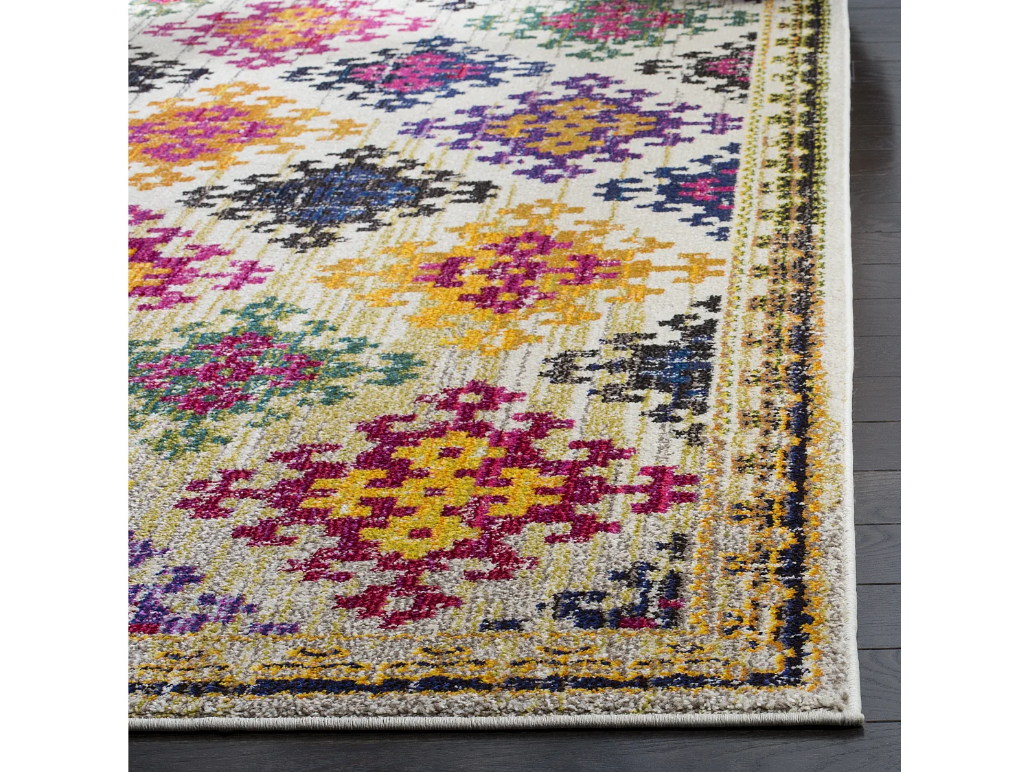 Tapis Neutre/Multicolore 122 X 183 cm - Lunya