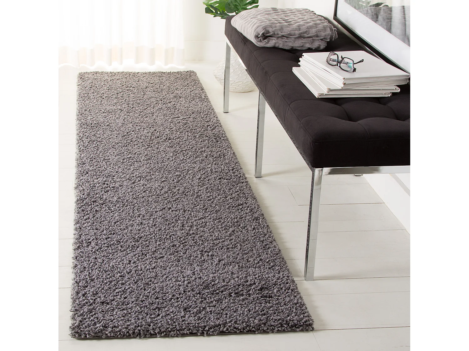 Tapis Gris 66 X 244 cm - Morgan