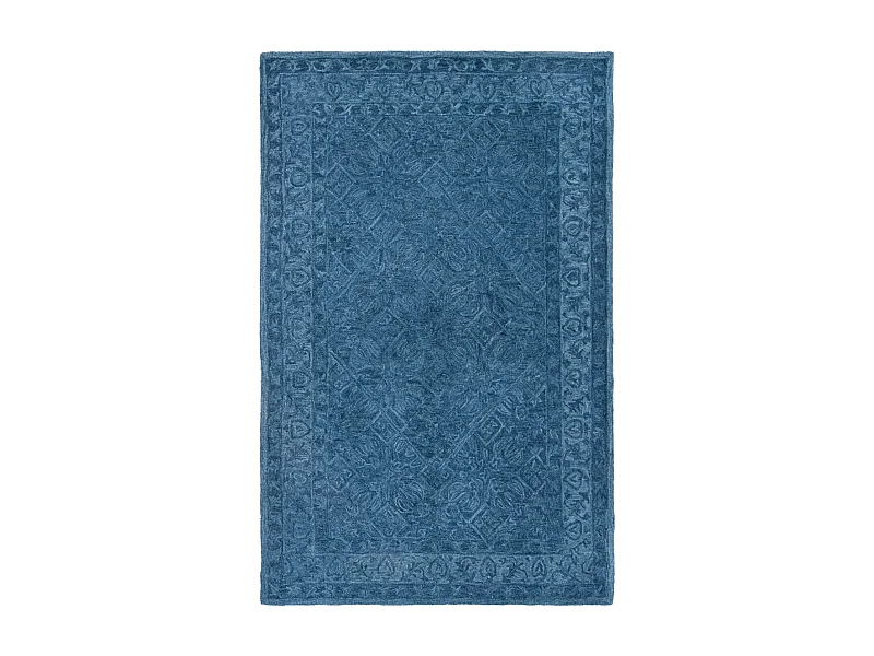 Tapis Bleu Marine 122 X 183 cm - Saphira