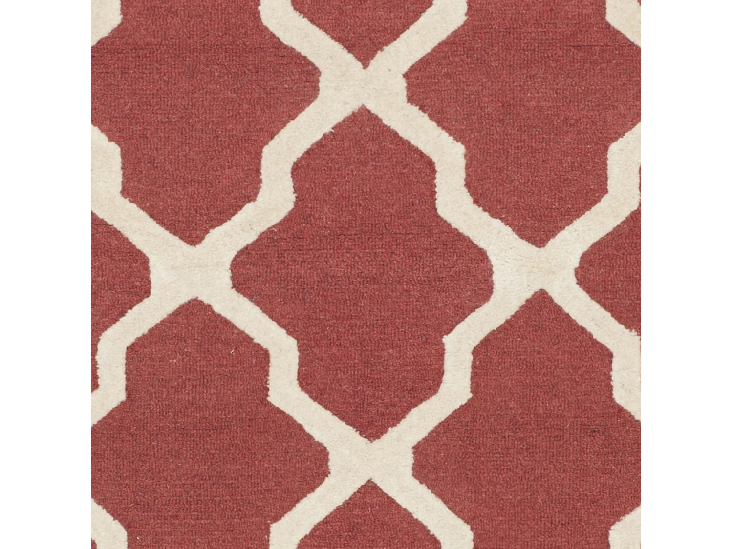 Tapis Rouge/Neutre 183 X 274 cm - Ava