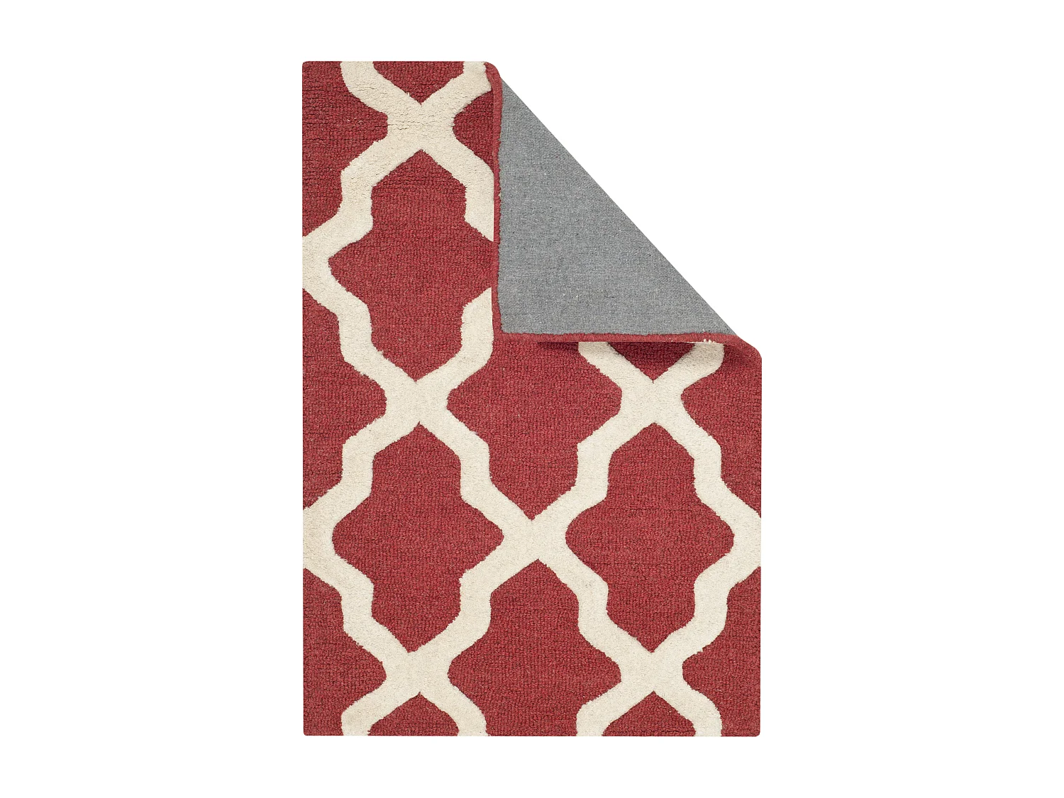 Tapis Rouge/Neutre 183 X 274 cm - Ava