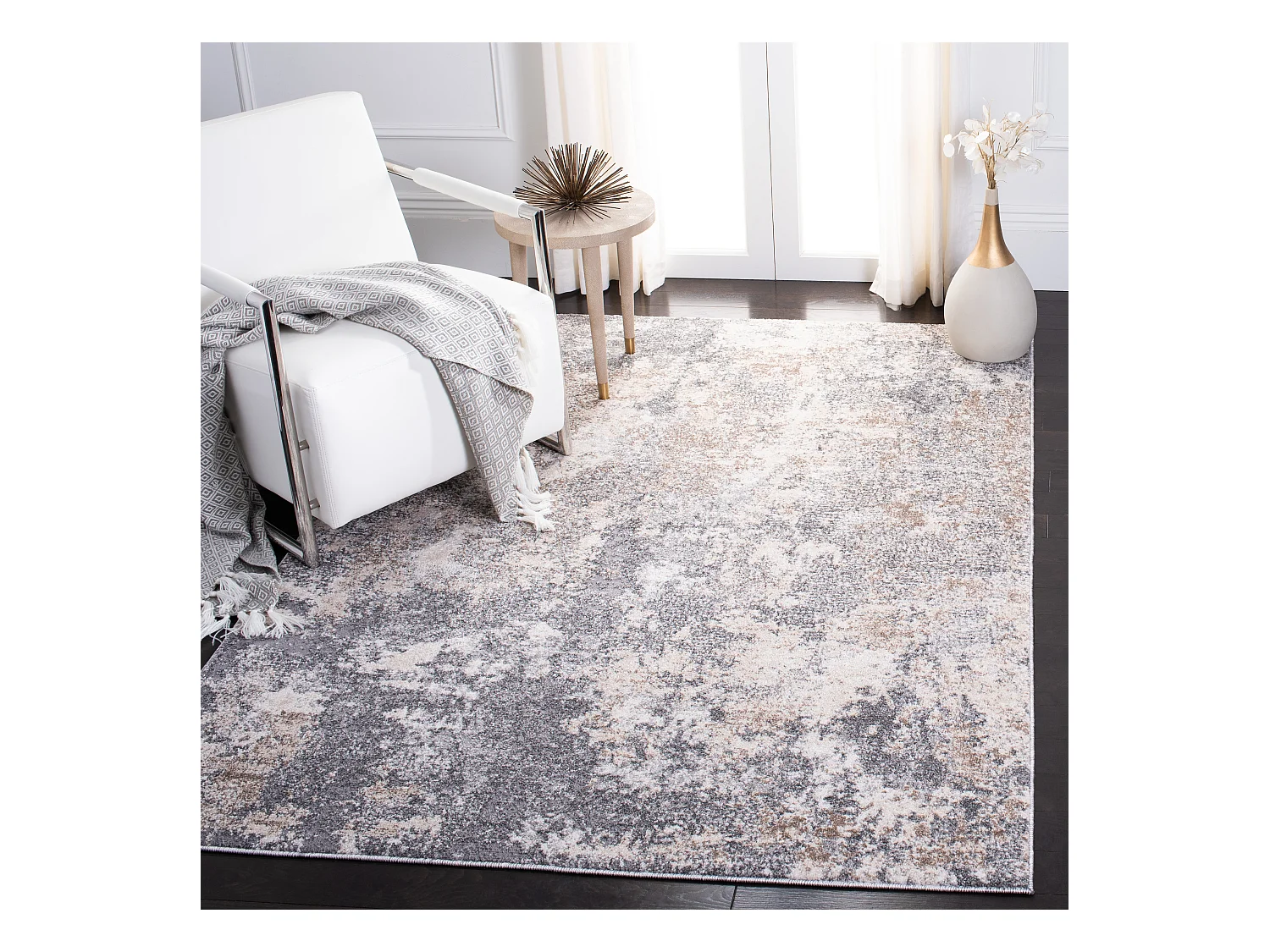 Tapis Gris 160 X 231 cm - Fedra
