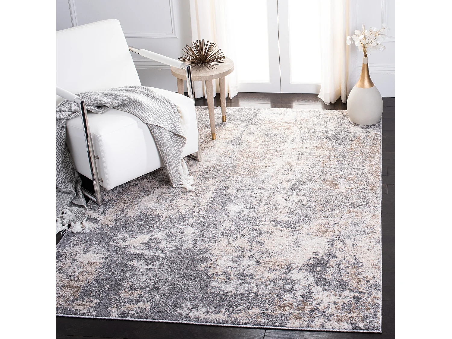 Tapis Gris 160 X 231 cm - Fedra