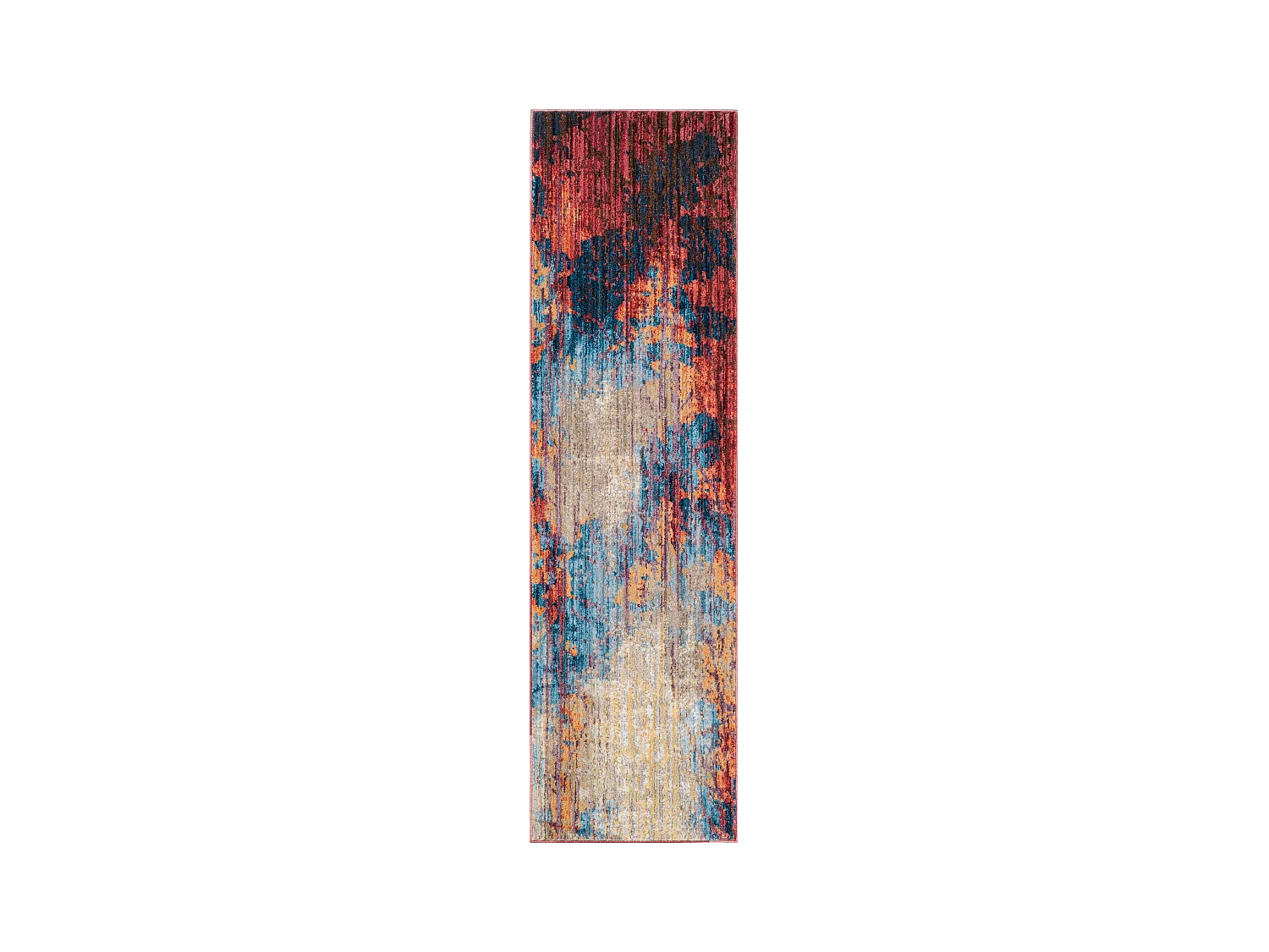 Tapis Bleu/Rouge 69 X 244 cm - Canan