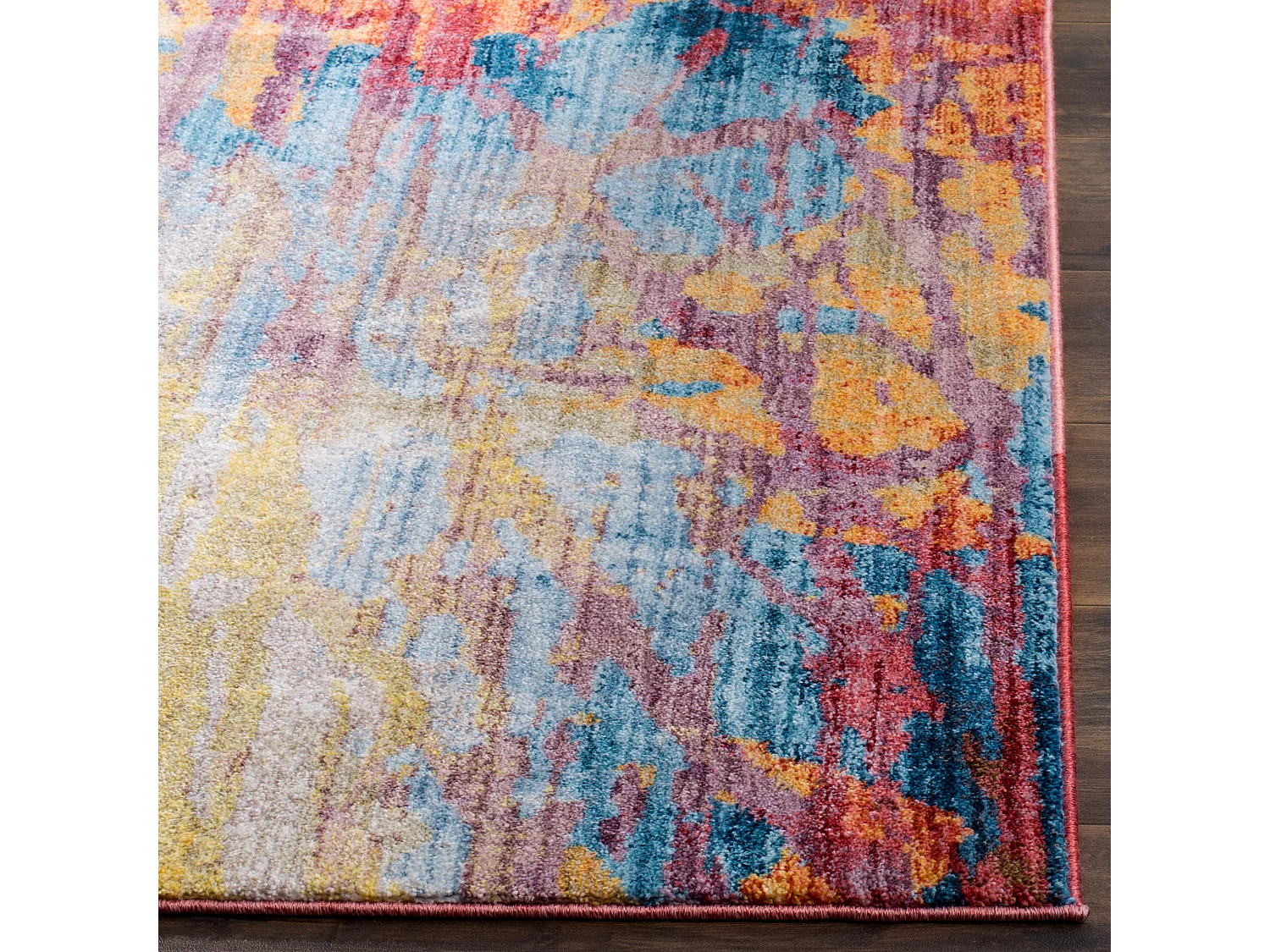 Tapis Bleu/Rouge 69 X 244 cm - Canan