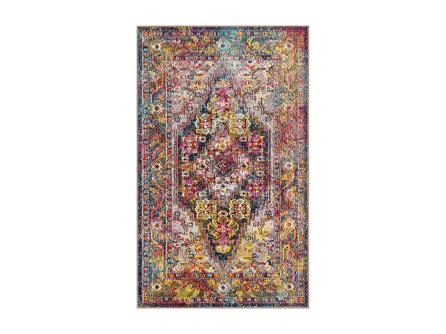 Tapis Bleu Marine/Bleu 91 X 152 cm - Daevon