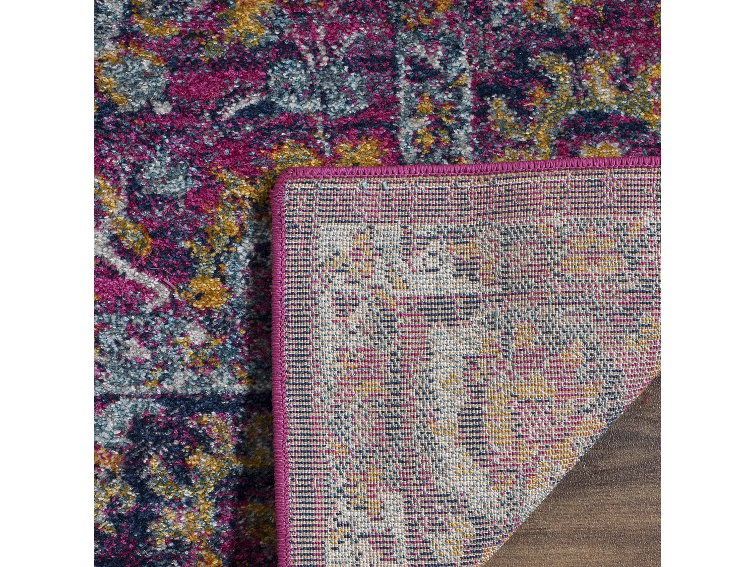 Tapis Rose/Multicolore 91 X 152 cm - Galena