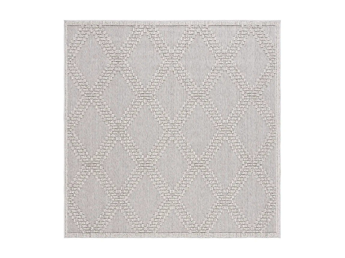Tapis Gris/Gris clair 160 X 160 cm - Ursa