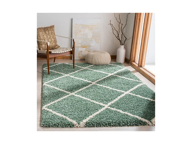 Tapis Vert/Ivoire 122 X 183 cm - Myla