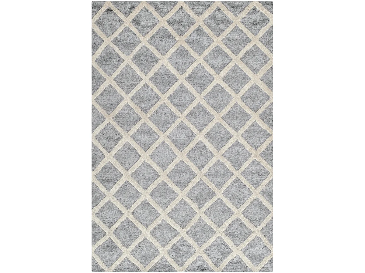 Tapis Argent/Ivoire 91 x 152 cm - Sophie