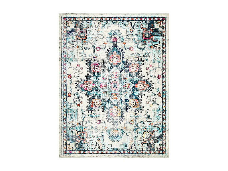 Tapis Crème/Bleu 274 X 366 cm - Malaya