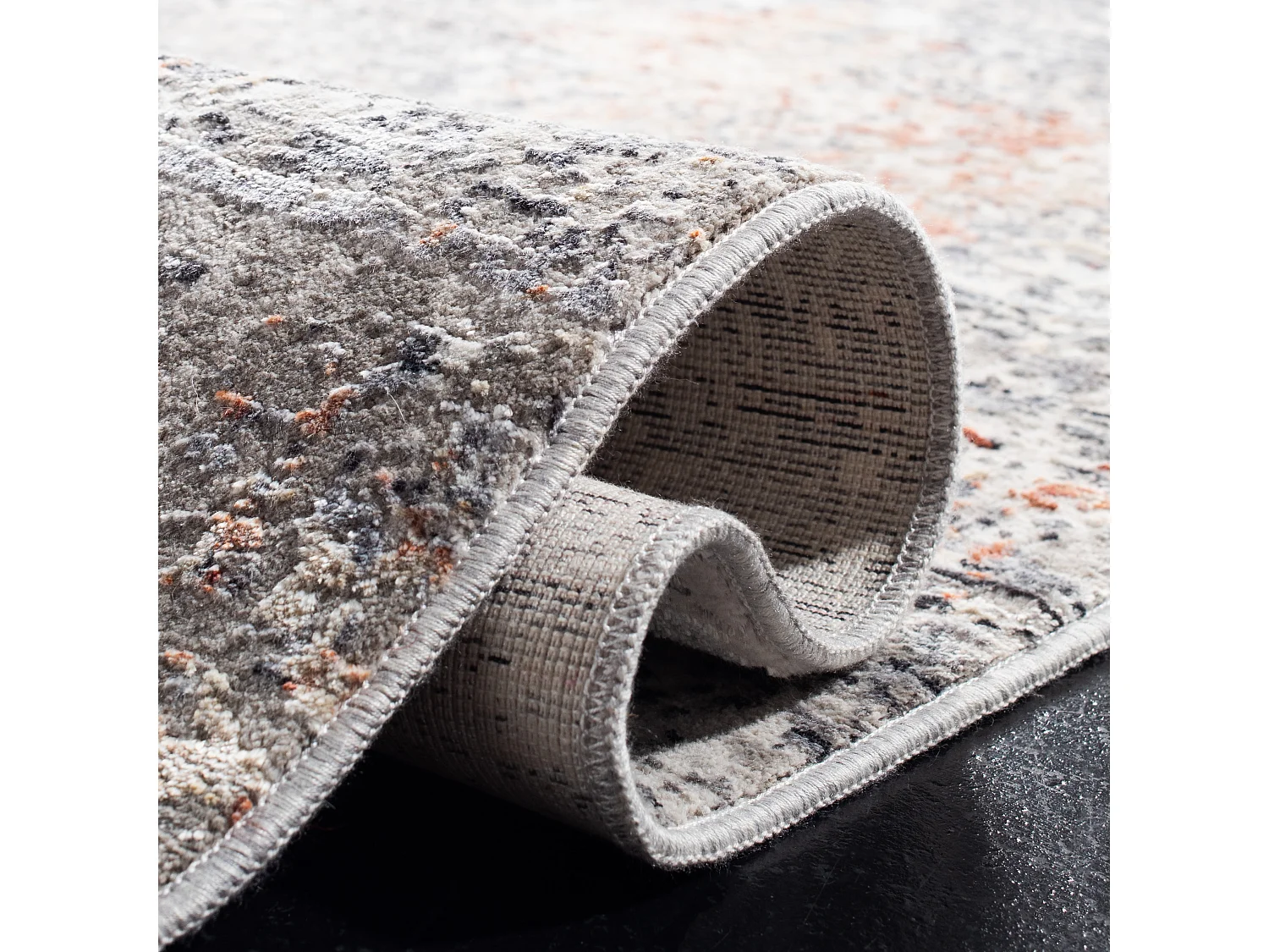 Tapis Gris 122 X 183 cm - Ortelinda