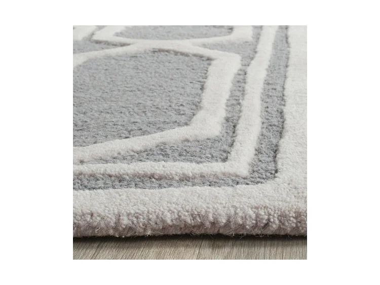 Tapis Gris/Neutre 122 X 183 cm - Elowen