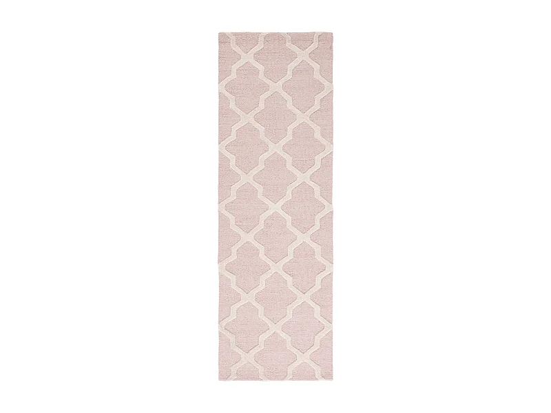 Tapis Rose/Neutre 76 X 244 cm - Ava