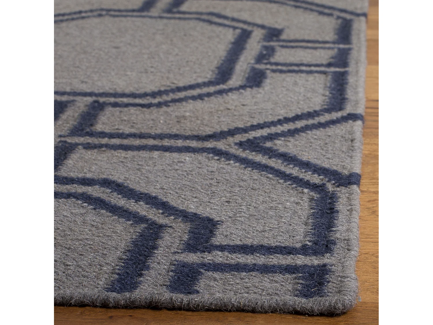 Tapis Gris/Bleu 122 X 183 cm - Bellina