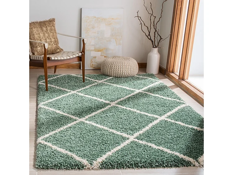 Tapis Vert/Ivoire 236 x 305 cm - Myla