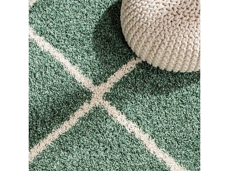 Tapis Vert/Ivoire 236 x 305 cm - Myla