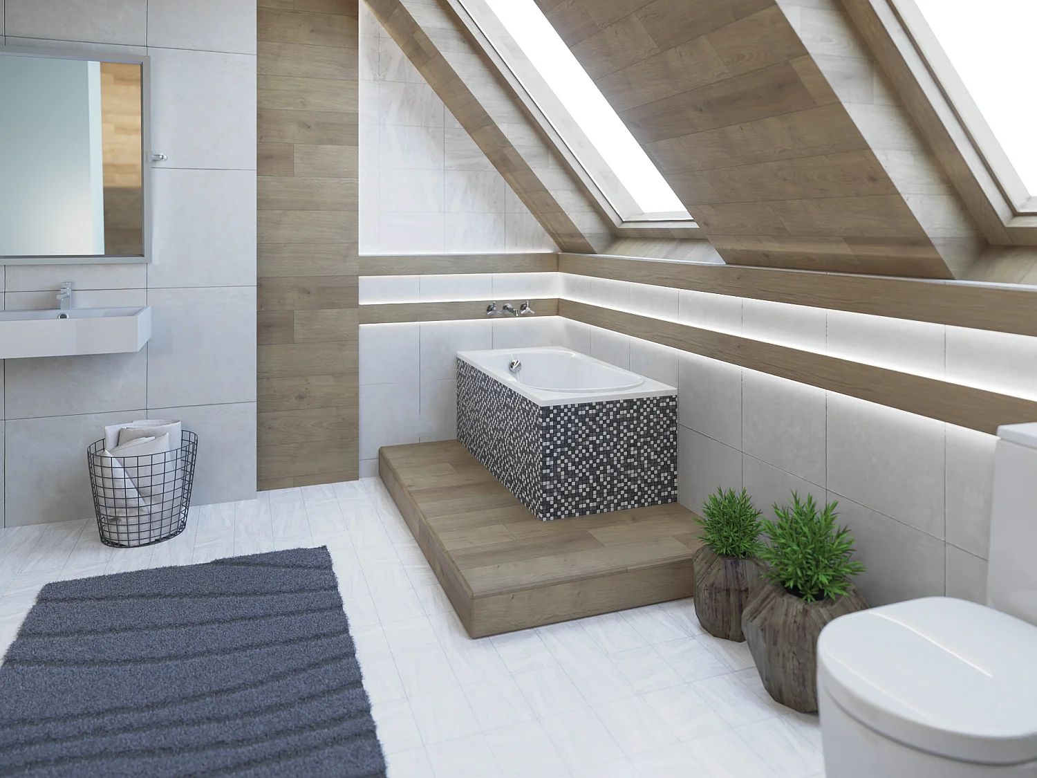 Badewanne Rechteck GRACJA 170x70 mit Wannenträger | Ablauf & Füße GRATIS !