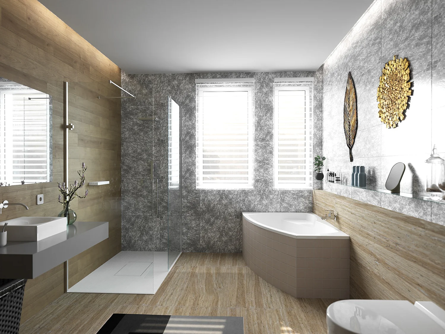 Badewanne Eckwanne FRIDA 150x100 Links mit Styroporverkleidung | Ablauf & Füße GRATIS !